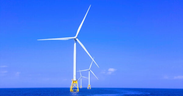 洋上風力発電の画像